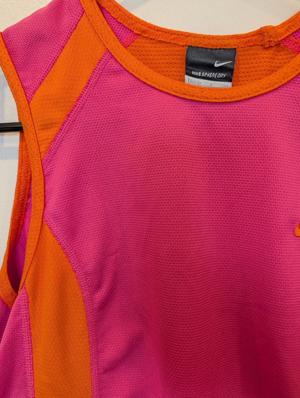 Nike Dri-Fit Tank Top Pink Orange Athletic Workout Gym Size Small - Picture 2 of 6